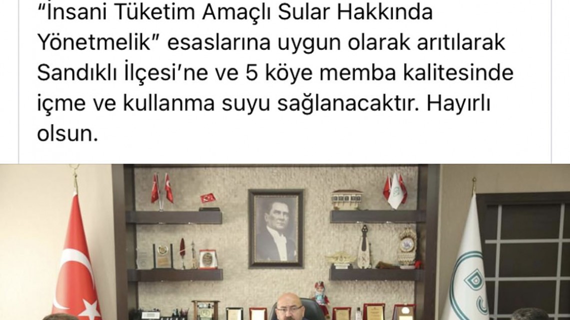 Dsi 18. Bölge Afyonkarahisar Sandıklı İçme Suyu Arıtma Tesisi İnşaatı